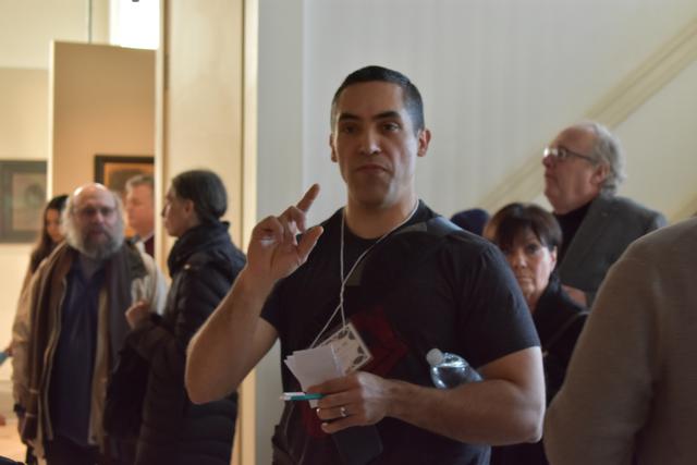 Docent Eddie Nino